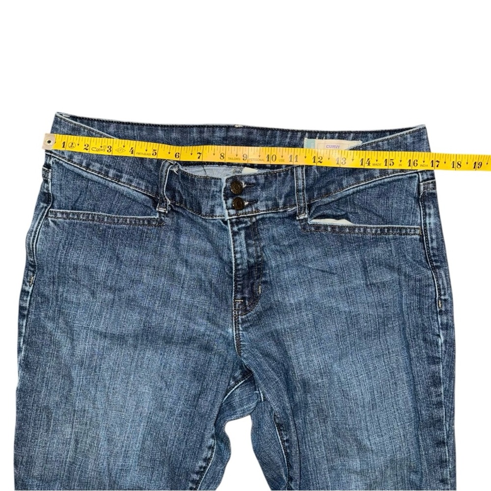 Curvy Stretch High-Rise Straight-Leg GAP Jeans - Picture 9 of 10
